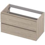 INK - Onderkast 2 Laden Greeploos met Houten Keerlijst -, Ophalen of Verzenden, Nieuw