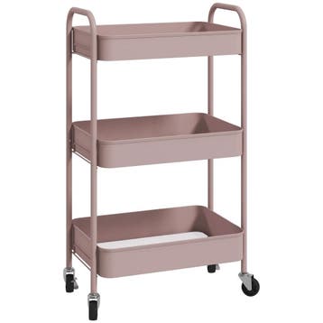 Multifunctionele Trolley Keukentrolley, 3 Planken, 4 Wielen,, Verzenden, Nieuw