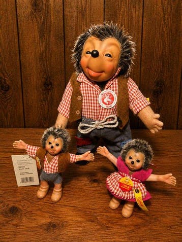 Steiff - Speelgoed Mecki Family - 1990-2000 - Duitsland