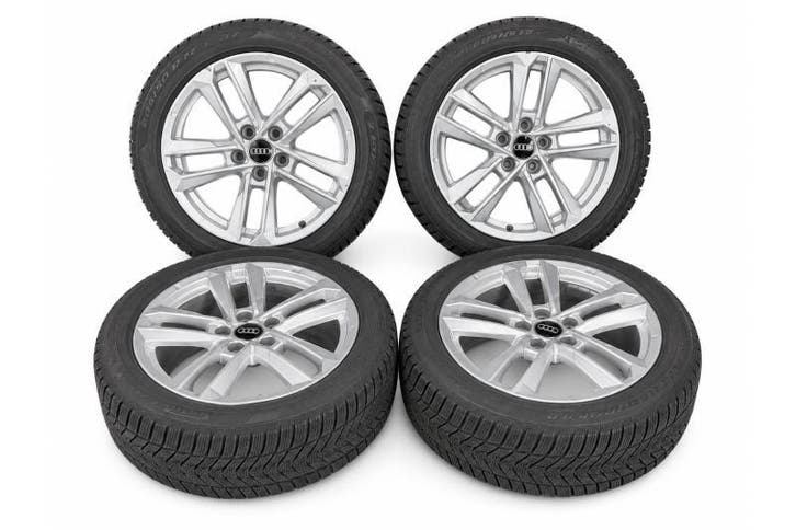 Audi A3 (8Y) 17 inch winterset, Auto-onderdelen, Banden en Velgen, 17 inch, BOVAG lid, Winterbanden, 205 mm, Personenwagen, Gebruikt
