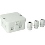 Attema Kabeldoos AK1 grijs IP65 + 3 wartels M20, Ophalen of Verzenden, Nieuw