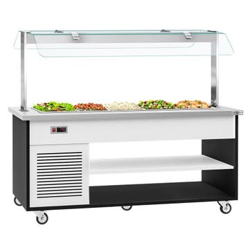 GGM Gastro | Buffetwagen koud DANZIG - 1900mm - voor 5x GN |, Verzenden