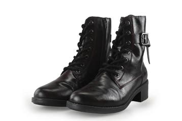 Rieker Biker boots in maat 38 Rood, Verzenden, Overige typen, Zo goed als nieuw, Rood