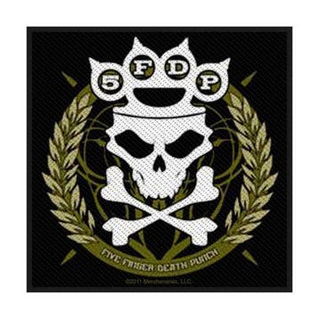 Five Finger Death Punch Knuckles Crown Patch officiële merch, Ophalen of Verzenden, Nieuw, Kleding