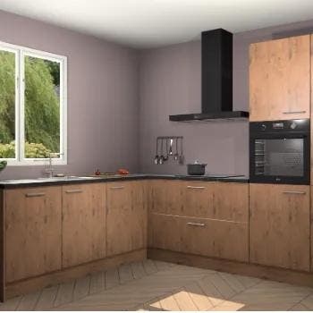 Astoria Eiken keuken Willemstad 118536, Huis en Inrichting, Keuken | Complete keukens, Verzenden, Nieuw