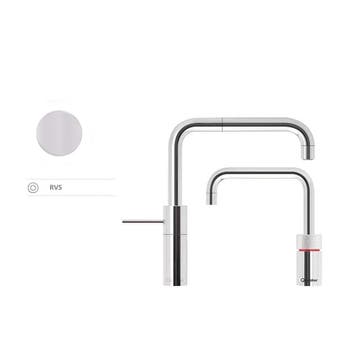 Quooker Nordic Square Twintaps met PRO3 VAQ-E Boiler RVS, Ophalen of Verzenden, Nieuw