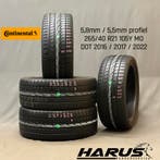 265/40/21 105Y Continental zomerbanden 5,8/5,5mm profiel 4X, Gebruikt, 265 mm, Band(en), Personenwagen