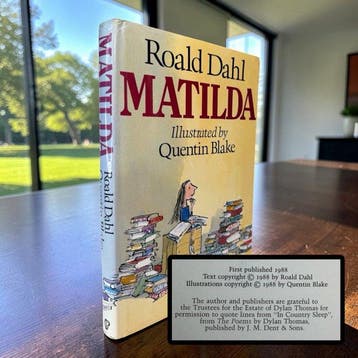 Roald Dahl - 1st Printing - Matilda - 1983
