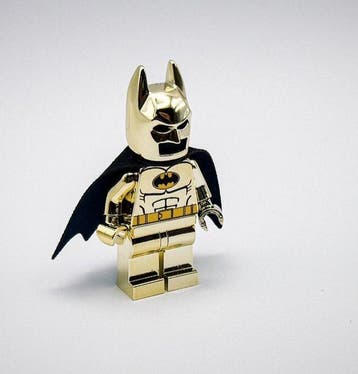 Lego Minifiguur - DC Comics - Lego Chrome Gold Batman DC, Nieuw