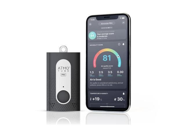 Veiling - Atmotube PRO draagbare luchtkwaliteitsmonitor, Verzamelen, Elektronische Apparatuur