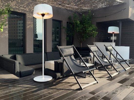 Sunred – Artix – Bright lijn – Wit – Staand model – Terrasve, Tuin en Terras, Terrasverwarmers, Nieuw, Ophalen of Verzenden