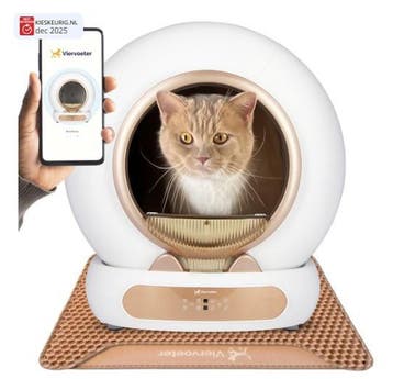 Viervoeter automatische kattenbak nu bij Retourkoop-nl, Dieren en Toebehoren, Kattenbakken, Ophalen of Verzenden, Zelfreinigend