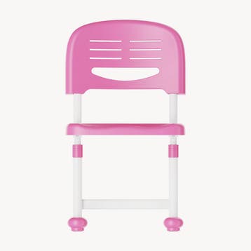 Kinderstoel Sauda bureaustoel 63-75x36x46 cm roze en wit [en, Verzenden, Nieuw