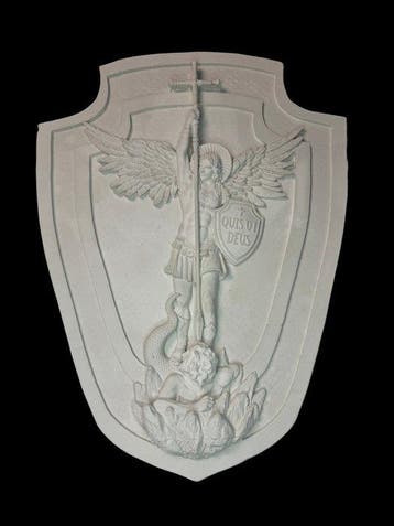 Reliëf, Saint Michael the Archangel Shield Wall Decor