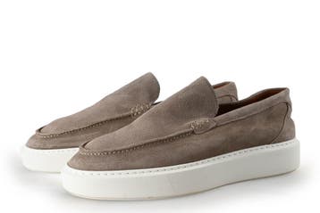 Manfield Instappers in maat 42 Beige, Kleding | Heren, Schoenen, Manfield, Overige kleuren, Verzenden, Overige typen