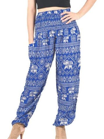 Harembroek Large Olifantje blauw, Nieuw