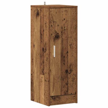 vidaXL Schoenenkast 32x35x92 cm bewerkt hout oud houtkleurig, Verzenden, Nieuw