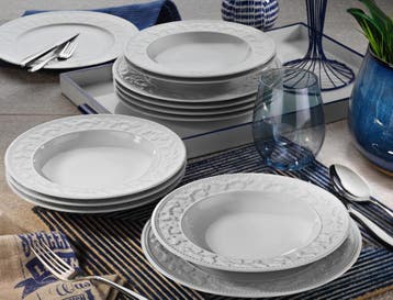Asir 710KTP2467 Diner Set 24-delig Porselein van 109 voor 89, Ophalen of Verzenden, Nieuw