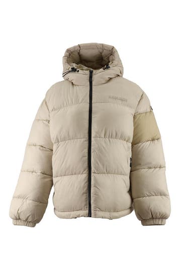 Napapijri Jas in maat M Beige, Napapijri, Verzenden, Zo goed als nieuw, Beige