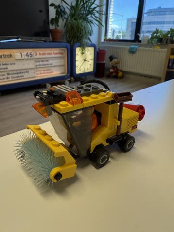 LEGO Straatveegmachine 7242, Zo goed als nieuw, Complete set, Lego, City