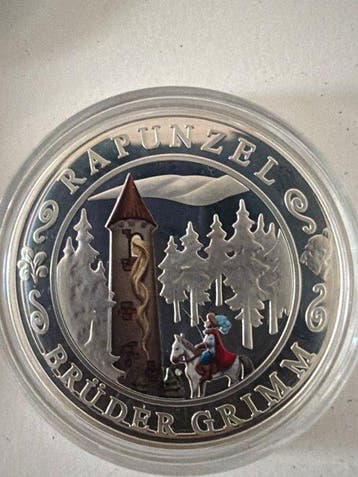 Duitsland. Silver medal Grimms Märchen - Rapunzel - 14,66g
