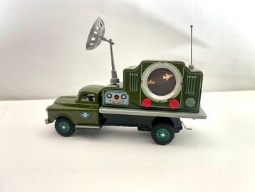 Masudaya - Blikken speelgoedauto - Military truck