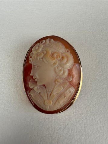 Cameo - 18 karaat Geel goud