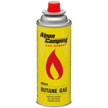 Alpen Camping ventiel gaspatroon, butaan, 220g, 400ml, Ophalen of Verzenden, Nieuw