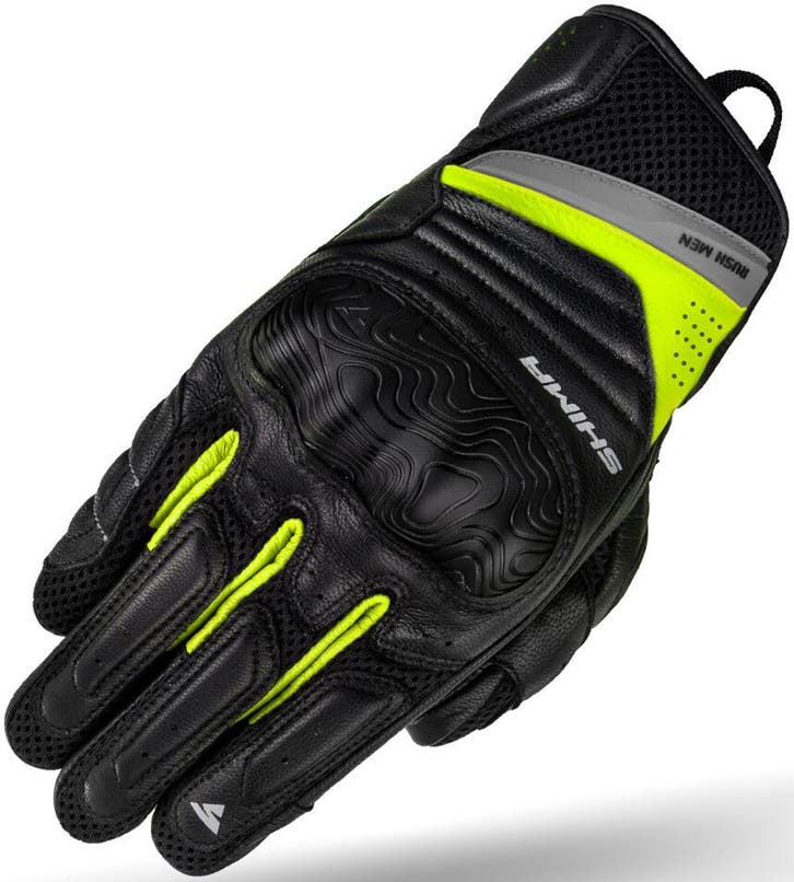 SHIMA Rush Zwart Geel Handschoenen, Motoren, Kleding | Motorkleding, Heren, Nieuw met kaartje, Handschoenen, Verzenden