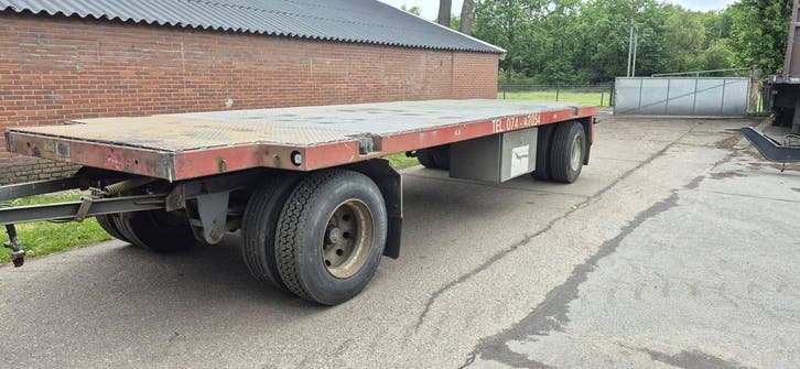 Veiling: Platte Oplegger Peecon Lako 1999, Auto's, Vrachtwagens, BTW verrekenbaar, Overige brandstoffen, Overige kleuren, Aanhangers en Opleggers