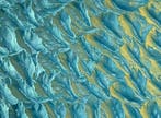 Maria Ruisi - Ocean Relief Ice Cream Turquoise Gold XXL