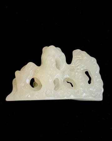 Geleerde rots - Jade - China - Eind 20e eeuw, Antiek en Kunst