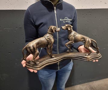 Beeld, (XL) Iron Dogs 48.5cm - 21 cm - IJzer - 2026