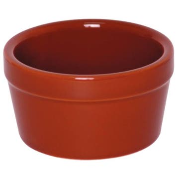 Bruine Porselein Saus Schaaltjes 9,5cm | 6 stuks, Verzenden