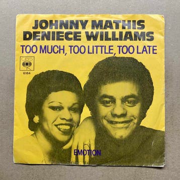 Johnny Mathis, Deniece Williams – Too Much, Too Little, Too, Ophalen of Verzenden, Nieuw in verpakking