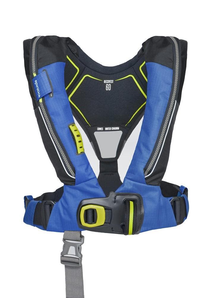Spinlock deckvest 6D Reddingsvest - 170N - pacific blauw -, Watersport en Boten, Accessoires en Onderhoud, Ophalen of Verzenden