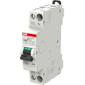 ABB Aardlekautomaat DS301C B20 1P+N 300mA 1 module, Ophalen of Verzenden, Nieuw