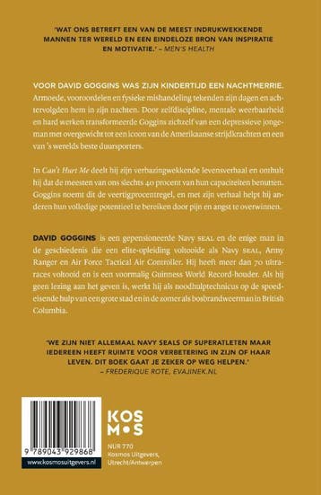 Cant hurt me 9789043929868 David Goggins, Boeken, Verzenden, Zo goed als nieuw, David Goggins