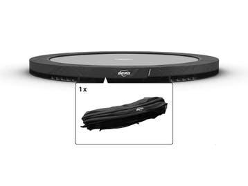 Trampoline Rand Berg Champion inground 380 cm Grijs, Ophalen of Verzenden, Nieuw