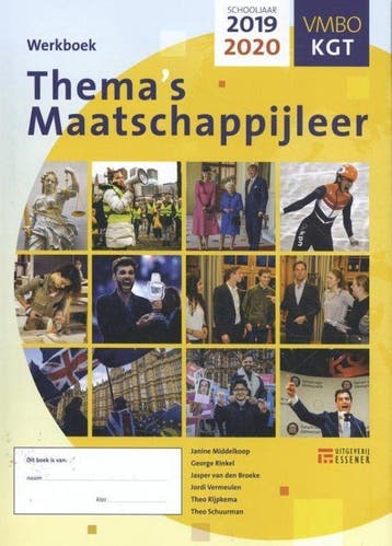 9789086743216 Themas Maatschappijleer VMBO 2019-2020 Wer..., Boeken, Verzenden, Zo goed als nieuw, Jasper van den Broeke
