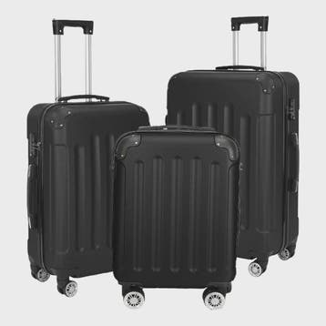 3-delige Reis Koffer Set M/L/XL - ABS Koffers met Cijferslot, Verzenden, Nieuw