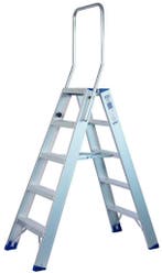 Dubbele Trap Maxall 5 treden, Doe-het-zelf en Verbouw, Ladders en Trappen, Verzenden, Nieuw, Trap, Minder dan 2 meter