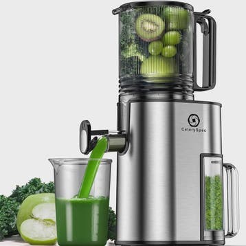 Automatische Slow Juicer Cold Press - 1.8L, 250W, BPA-Vrij,, Witgoed en Apparatuur, Verzenden, Nieuw