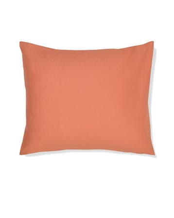 HEMA Kussensloop 60x70cm zacht katoen oranjerood, Verzenden, Nieuw