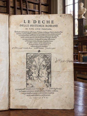 Tito Livio - Le Deche delle Historie Romane - 1540