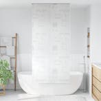 vidaXL Rolgordijn voor douche 80x240 cm splash, Verzenden, Nieuw, Grijs