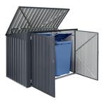 [en.casa] Containerombouw Grebin donkergrijs 112-131x173x101, Verzenden, Nieuw