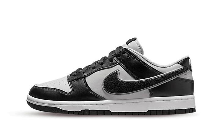 Nike Dunk Low Chenille Swoosh Black Grey, Kleding | Heren, Schoenen