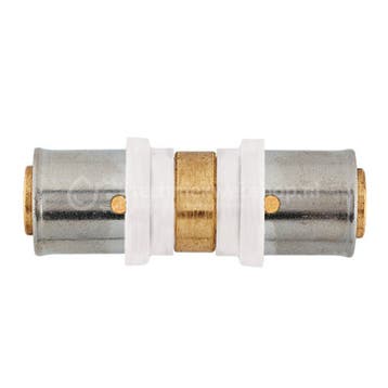 Albrand 11.952 Perskoppeling TH - 20x2,0 - Recht 1-delig, Doe-het-zelf en Verbouw, Verzenden, Nieuw