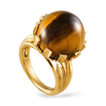 Ring - 18 karaat Geel goud, EXCLUSIEVE 18-karaats geelgouden, Nieuw